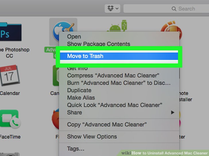 How to remove advanced mac cleaner from macbook air